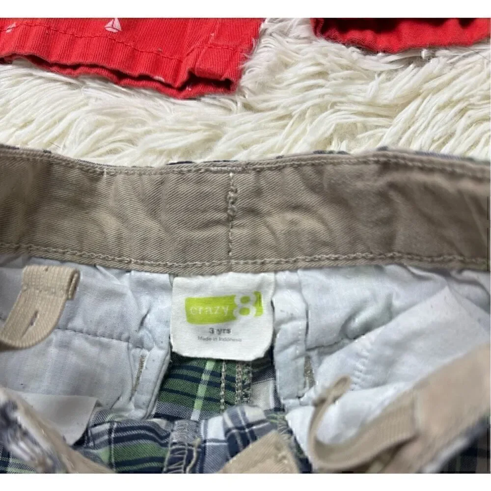 3 piece Shorts lot size 3T by Carters & Crazy 8